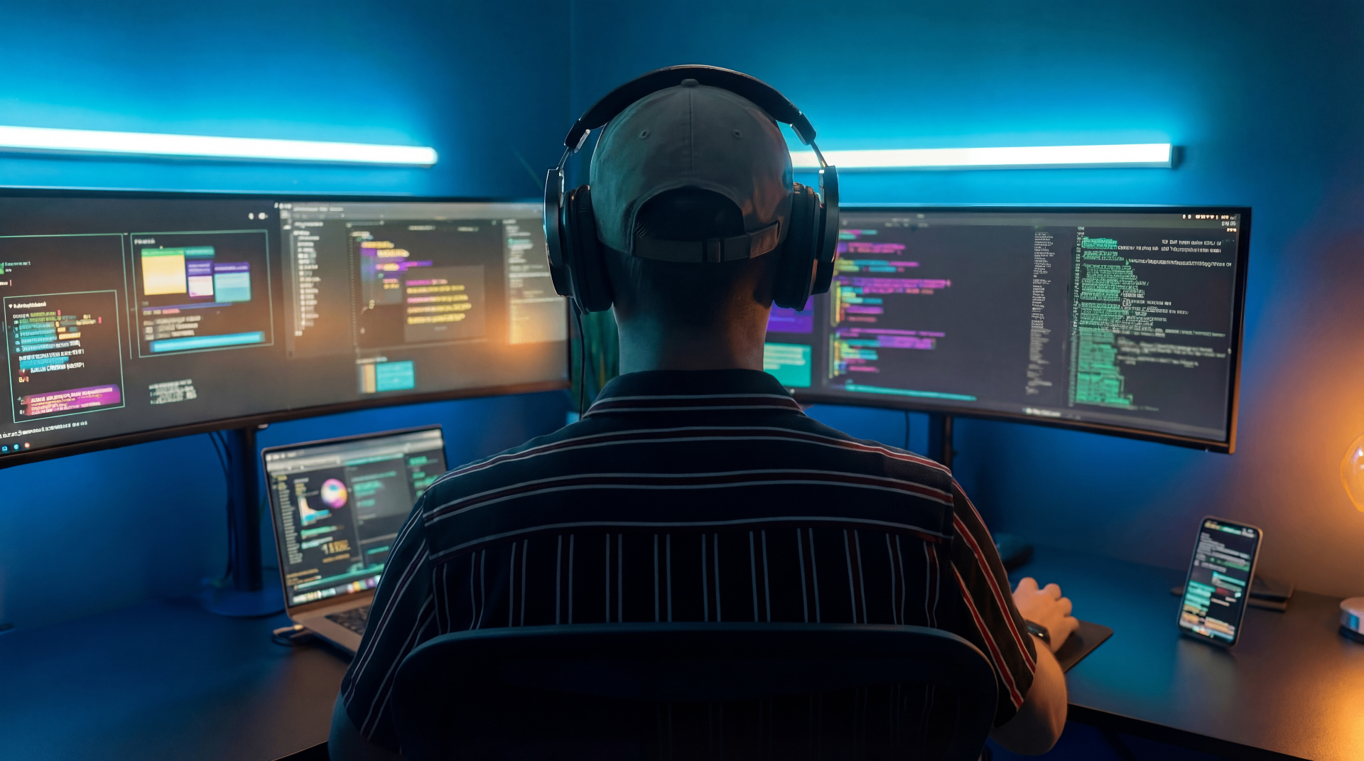 Command station with monitoring dashboards